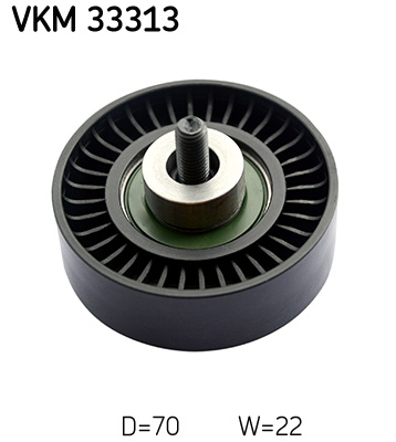 Deflection/Guide Pulley, V-ribbed belt - VKM 33313 SKF